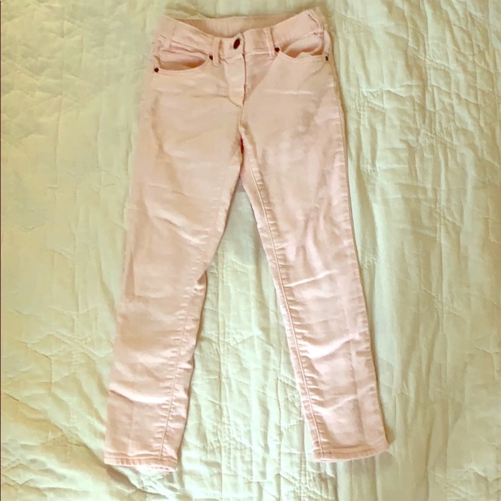 J.crew/crewcuts light pink skinny jean